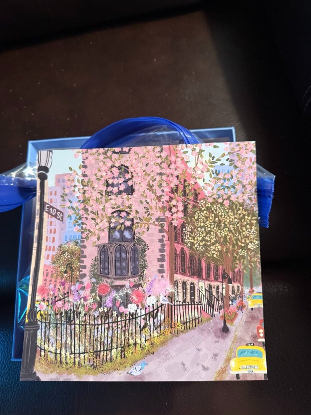 Galison Blooming Streets 500 Piece Puzzle with poster - Picture 2 of 3